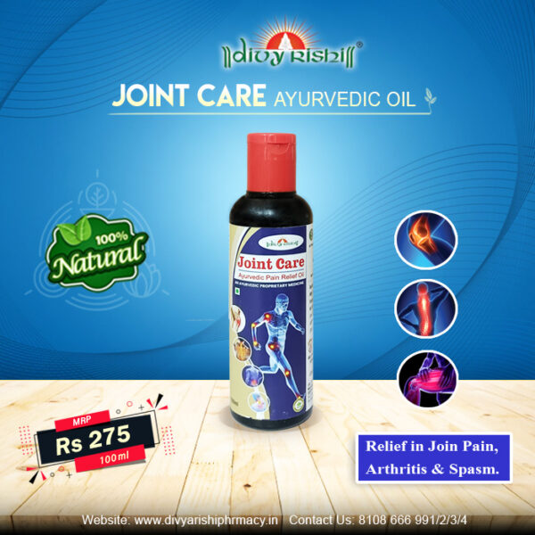 Joint care oil poster